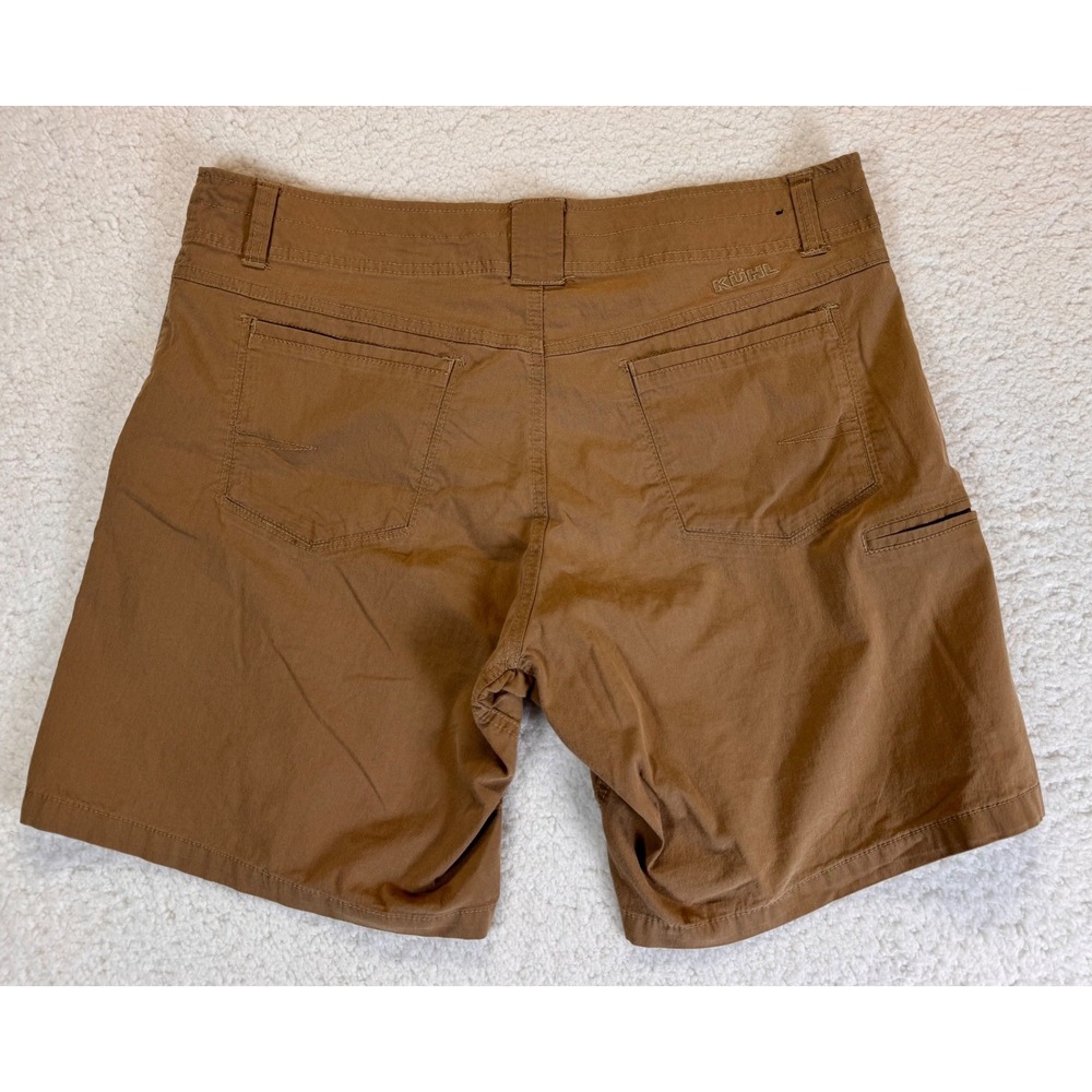 KUHL Renegade Mens 36 Brown Hiking 9" Shorts Stretch Quick Dry Outdoor Teak - Picture 7 of 7